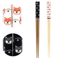 日本製 - 柴犬圖案筷子22.5cm（兩對裝） Shiba Inu Bamboo Chopsticks (Two pairs a set) - 22.5cm