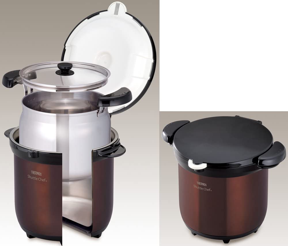 日本善魔師真空煲4.5公升 Thermos Shuttle Chef 4.5L Vacuum Cooking Pot KBG-4500