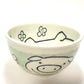 日本製 - 三葉草豬 【美濃燒】飯碗 Made in Japan - Clover Pig  [Minoyaki] Rice Bowl