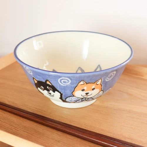 日本製 - 柴犬【美濃燒】飯碗  Made in Japan - Shiba Inu [Minoyaki] Rice Bowl