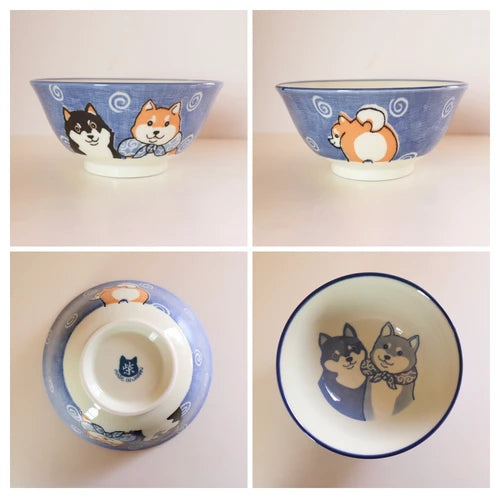 日本製 - 柴犬【美濃燒】飯碗  Made in Japan - Shiba Inu [Minoyaki] Rice Bowl