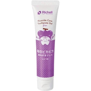 日本製 - Richell 不含氟兒童牙膏30克 Richell Non-fluoride Toothpaste Gel 30g, 4 styles selectable