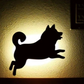 日本製 - 柴犬剪影LED壁燈 MADE IN JAPAN-Shiba Dog Silhouette LED Wall Light