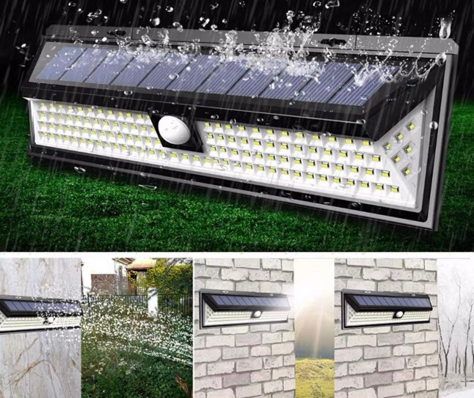 太陽能戶外防水LED燈 118 LED Solar Powered Garden Outdoor Lamp (with Remote), Water Proofed.